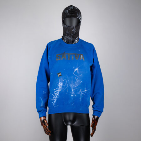 Sátiva Crew Sweatshirt — cobalt remake