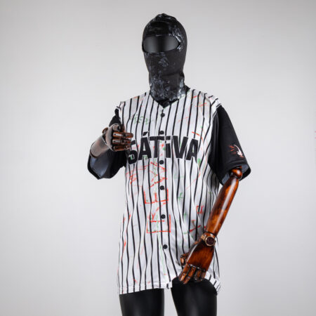 Sátiva Crew Jersey — pinstripe remake